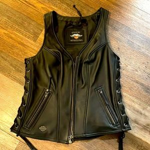 Harley Davidson biker vest